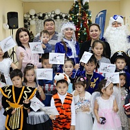 В Калмыкии Профсоюз провел новогодний праздник для детей