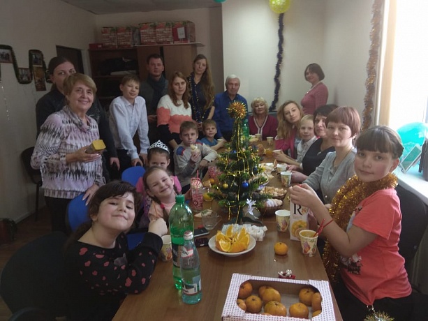 Детский новогодний праздник ПСПФНР прошел в Краснодаре